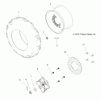 WHEELS, FRONT - A09LH46AQ/AX/AZ (49ATVWHEELFRT08SP300)