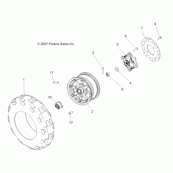 WHEELS, FRONT - A09DN76AB/AL/AY (49ATVWHEELFRT08SPTRG800)