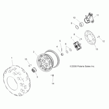 WHEELS, REAR - A11MN50ET (49ATVWHEELREAR09SP500TR)