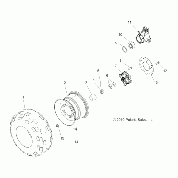 WHEELS, REAR TIRE and BRAKE DISC - A16SEA45A1/A5/SEE45A1