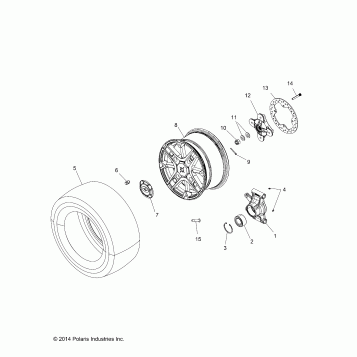 WHEELS, REAR and HUB - A16SYE95AK/AP