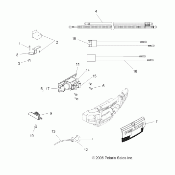 WINCH - A06MH50AT (49ATVWINCH07500EFI)