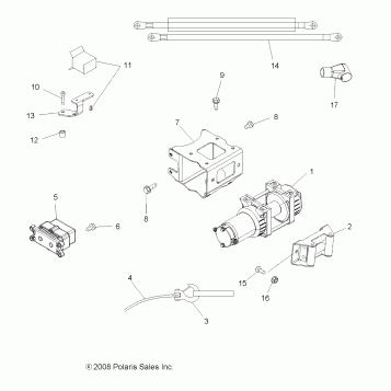 OPTIONS, WINCH - A11DX85AG (49ATVWINCH09SPXPEPS850)