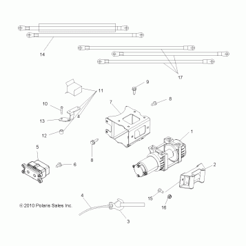 OPTIONS, WINCH (Built 12/01/11 and Before) - A12ZN5EAT (49ATVWINCH11SPEPS550)