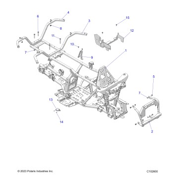 CHASSIS, FRAME - A26SDA57A7 (C102600)