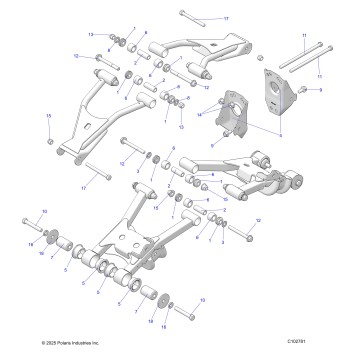 SUSPENSION, REAR CONTROL ARM, MOUNTING - A26SDA57A7 (C102781)