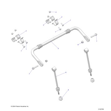 SUSPENSION, STABILIZER BAR - A25SYE85AL (C102706)