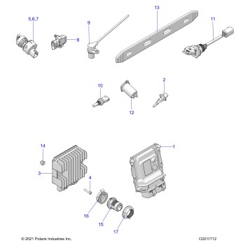 ELECTRICAL, SWITCHES, SENSORS, ECU and CONTROL MODULES - A26SXR95AG (C0211712)