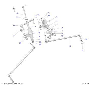 STEERING, IDLERS AND LINKS - A25SGE95AT (C102713)