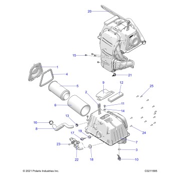 ENGINE, AIR INTAKE - A24SYE85AL (C0211585)