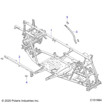 CHASSIS, MAIN FRAME - A23SVA85A3 (C101984)