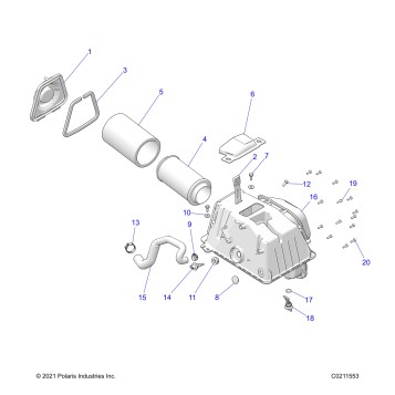 ENGINE, AIR INTAKE - A26SLZ95AF (C0211553)