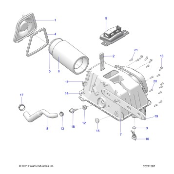 ENGINE, AIR INTAKE - A24SXZ95AR (C0211597)