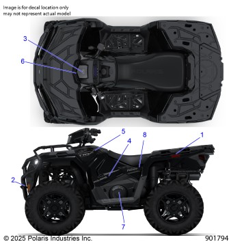 BODY, DECALS, GRAPHIC - A26SHY57AL/AS (901794)