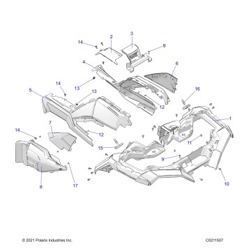 BODY, FRONT CAB - A24SXR95AM (C0211507)