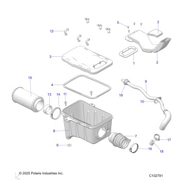 ENGINE, AIR INTAKE SYSTEM - A26SHY57AL/AS (C102791)