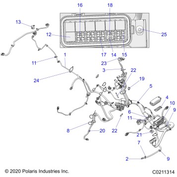 ELECTRICAL, HARNESS - A24SLZ95AH (C0211314)