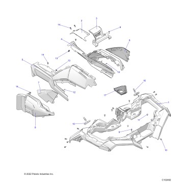 BODY, FRONT CAB and SIDE PANELS - A24SLZ95AH (C102492)