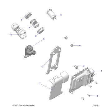 ELECTRICAL, SWITCHES, SENSORS and ECM - A26SDA57A7 (C102612)
