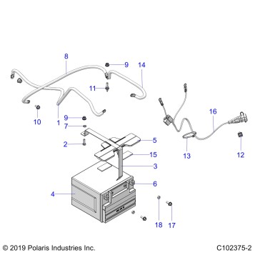 ELECTRICAL, BATTERY - A20SVA85A3 (C102375-2)