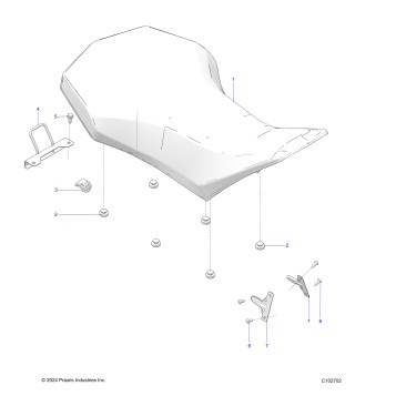 BODY, SEAT - A26SXR95AG (C102702)