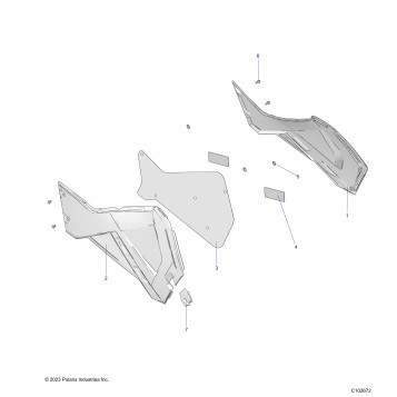 BODY, SIDE PANELS - A26SEE50B1/B4 (C102672)