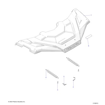 BODY, FRONT, RACK - A26SDA57A7 (C102613)