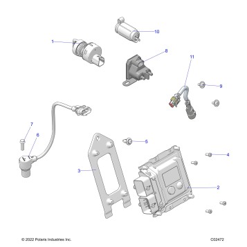 ELECTRICAL, SWITCHES, SENSORS and ECM - A24SJE57AX (C102472)