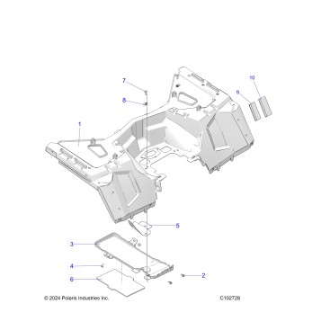BODY, REAR CAB - A25SLZ95AF (C102728)