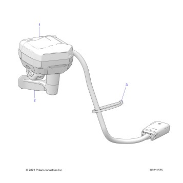 STEERING, CONTROLS, THROTTLE ASM. - A22SHR57AJ (C0211575)