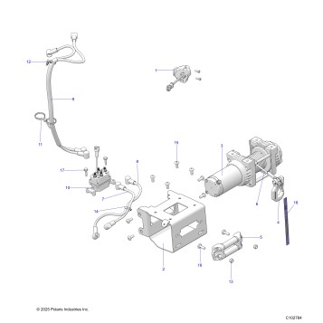 CHASSIS, WINCH - A26SEZ57AB (C102784)