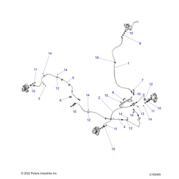 BRAKES, BRAKE LINES - A26SDA57A7 (C102405)