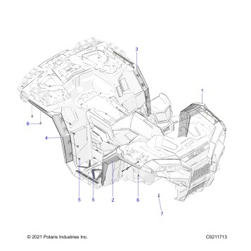 BODY, FENDER FLARES - A26SXZ85A9/AN/AZ (C0211713)