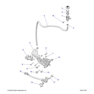 BRAKES, BRAKE PEDAL and MASTER CYLINDER - A23SGE95AN (C0211720)