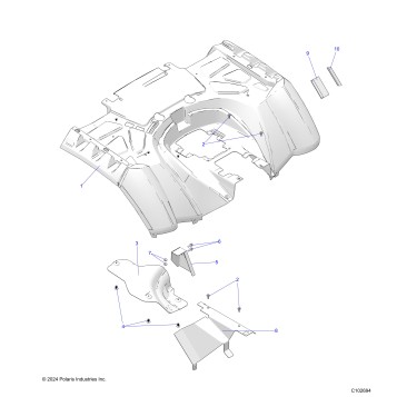 BODY, REAR CAB - A25SXN85A4 (C102694)
