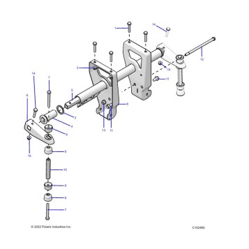 SUSPENSION, TORSION BAR - A23SHE57AL/AS/BL/BS (C102465)