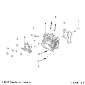 ENGINE, CYLINDER HEAD ASM - A23HBBO7B3/B7 (C1206112-3)