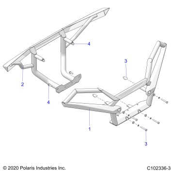 BODY, DELUXE BUMPERS - A24SLZ95AH (C102336-3)