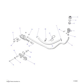 BRAKES, BRAKE PEDAL and MASTER CYLINDER - A25SEK57A4 (C102685)