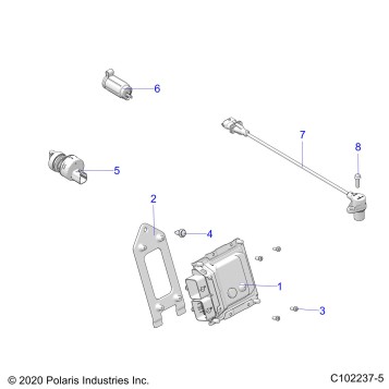 ELECTRICAL, SWITCHES, SENSORS and ECM - A21SDA57A5 (C102237-5)