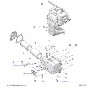 ENGINE, AIR INTAKE - A26SXZ85A9/AN/AZ (C0211535)