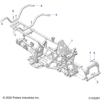 CHASSIS, FRAME - A23SHE57AL/AS/BL/BS (C102291)