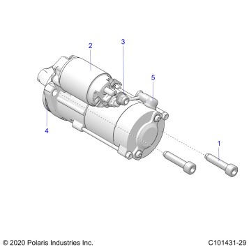 ENGINE, STARTING SYSTEM - A23SVA85A3 (C101431-29)
