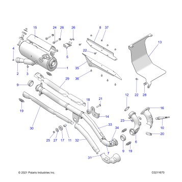 ENGINE, EXHAUST, EVAP - A22SJE57BX (C0211670)