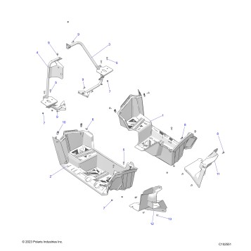 BODY, FOOTWELLS - A26SWE57AL (C102551)