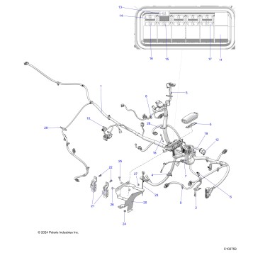 ELECTRICAL, MAIN WIRE HARNESS - A24SEG50B1/B3 (C102759)