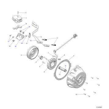 ELECTRICAL, IGNITION SYSTEM - A25SVA85A4 (C102562)