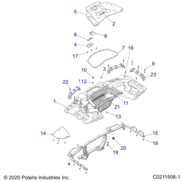 BODY, REAR RACK - A21SXZ85AN (C102165)