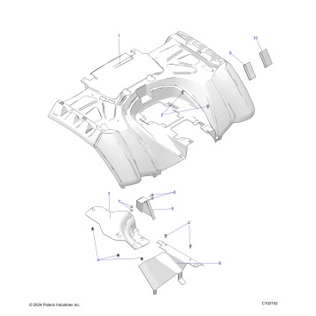 BODY, REAR CAB - A25SXM95AL (C102742)