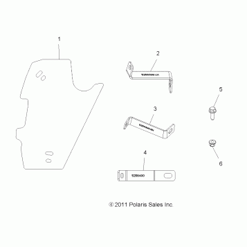 ENGINE, COOLING SYSTEM, RADIATOR SHIELD - A14YN8EAJ/EAT (49MVCOOL12SP850)